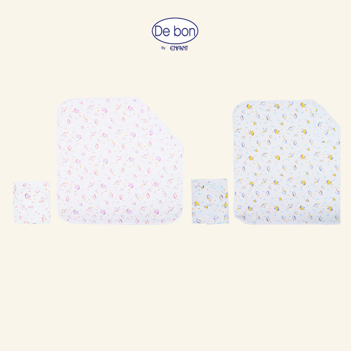 DE BON ผ้าห่อตัวเด็ก ขนาด72X72 ซม. ยูนิคอร์น EI6BC2