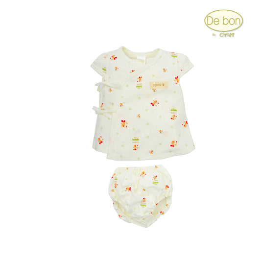 De bon Pure Organic เสื้อ-กางเกงในสำหรับเด็กอ่อน-6เดือน EJ1C22