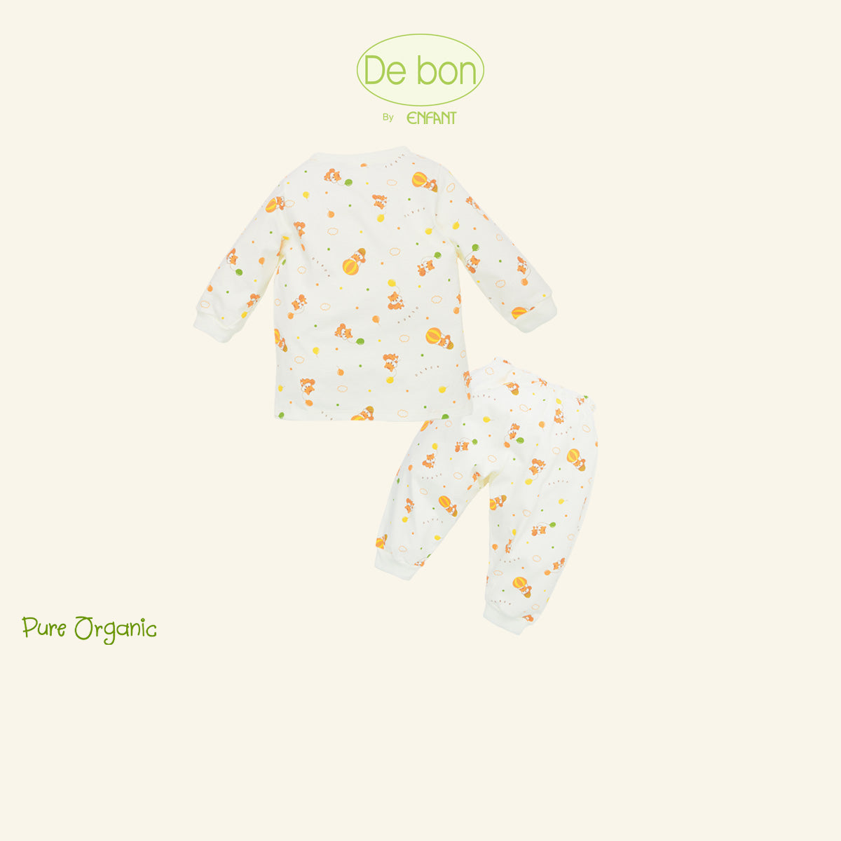 De Bon By Enfant ชุดนอนแขนยาว+ขายาว ลายกระรอกบอลลูน 6เดือน – 4ปี EJ1C70