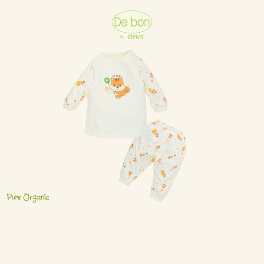 De Bon By Enfant ชุดนอนแขนยาว+ขายาว ลายกระรอกบอลลูน 6เดือน – 4ปี EJ1C70