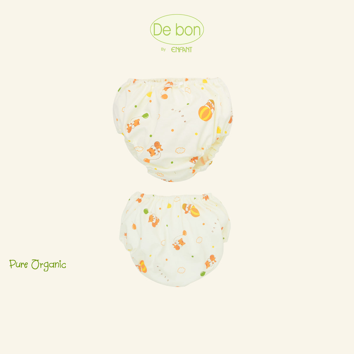 De Bon By Enfant ชุดเซ็ตเสื้อแขนสั้น+กางเกงขาสั้น ลายกระรอกบอลลูน แรกเกิด - 6 เดือน EJ1C72