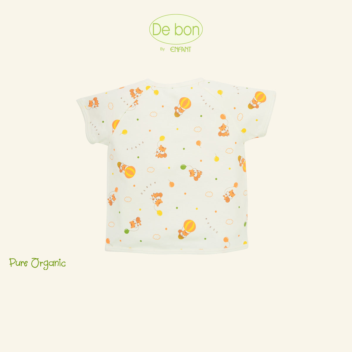 De Bon By Enfant เสื้อแขนสั้น+กางเกงขาสั้น ขายแยกชิ้น ลายกระรอกบอลลูน แรกเกิด - 2ปี EJ2C74+EJ2C75+EJ3C76