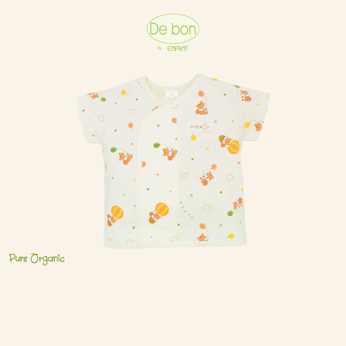 De Bon By Enfant เสื้อแขนสั้น+กางเกงขาสั้น ขายแยกชิ้น ลายกระรอกบอลลูน แรกเกิด - 2ปี EJ2C74+EJ2C75+EJ3C76