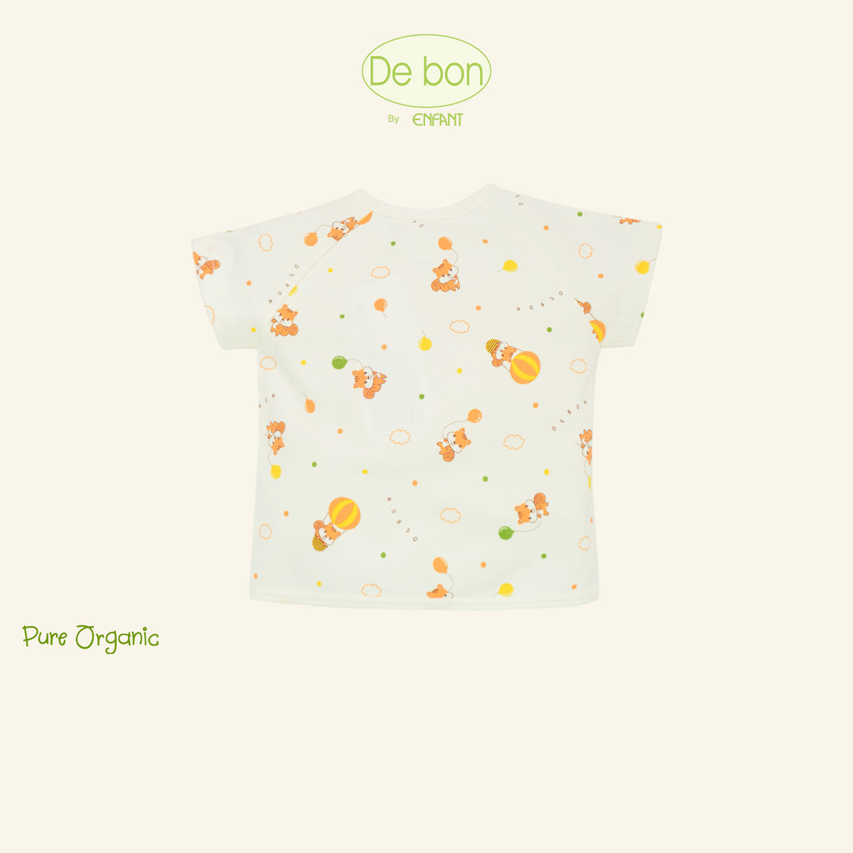De Bon By Enfant เสื้อแขนสั้น+กางเกงขาสั้น ขายแยกชิ้น ลายกระรอกบอลลูน แรกเกิด - 2ปี EJ2C74+EJ2C75+EJ3C76