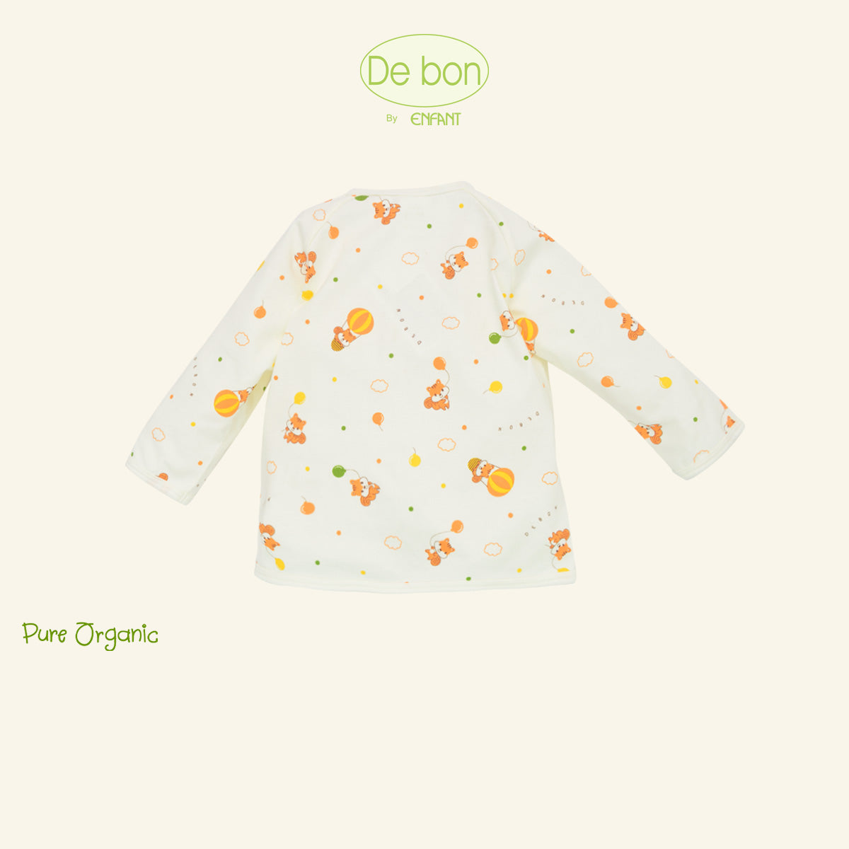 De Bon By Enfant เสื้อแขนยาว+กางเกงขายาว ขายแยกชิ้น ลายกระรอกบอลลูน แรกเกิด - 2ปี EJ2C76+EJ2C77+EJ4C75