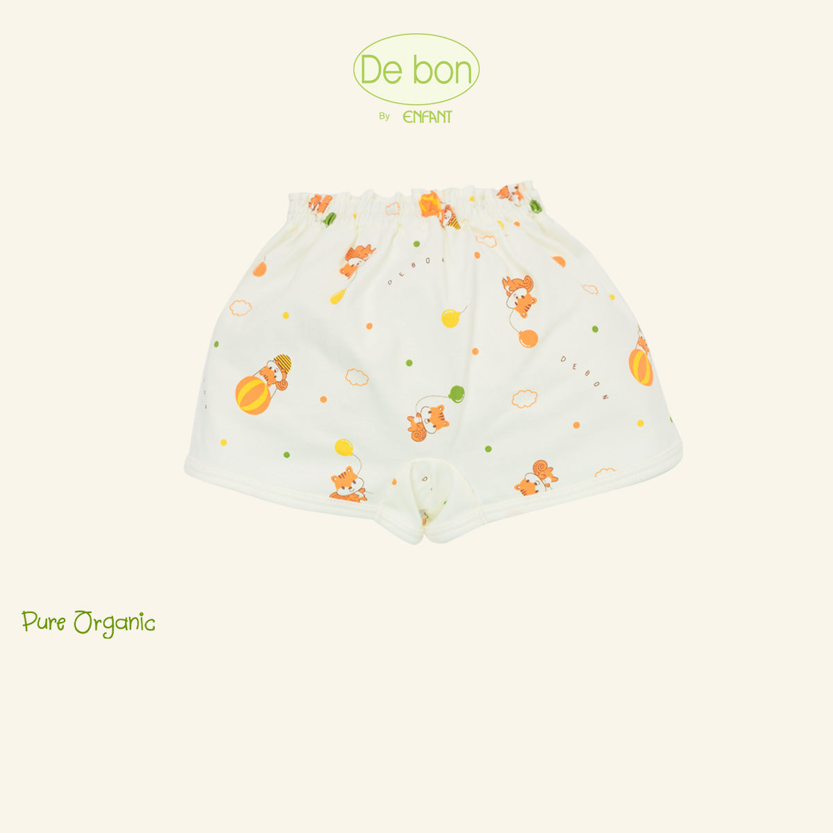 De Bon By Enfant เสื้อแขนสั้น+กางเกงขาสั้น ขายแยกชิ้น ลายกระรอกบอลลูน แรกเกิด - 2ปี EJ2C74+EJ2C75+EJ3C76
