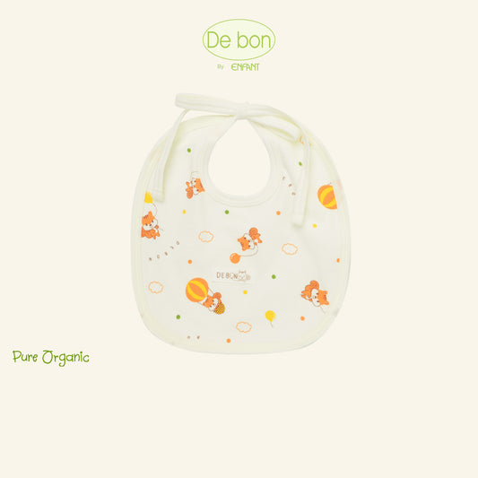 De Bon By Enfant ผ้ากันเปื้อนเด็กอ่อน ลายกระรอกบอลลูน แรกเกิด-2ปี EJ5C70