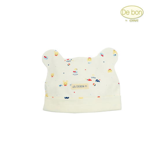 De bon Pure Organic หมวกเด็กอ่อน EJ7C3