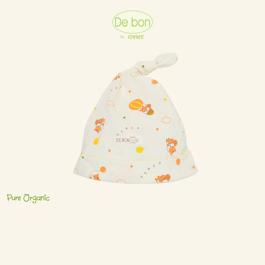 De Bon By Enfant หมวกเด็กอ่อน ลายกระรอกบอลลูน แรกเกิด-3เดือน EJ7C76