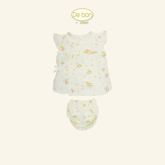 DE BON ชุดเซ็ตเด็กผู้หญิงลายน้องโคอาล่า สำหรับ แรกเกิด - 6 เดือน ผ้ายืด Cotton organic EJ1C52