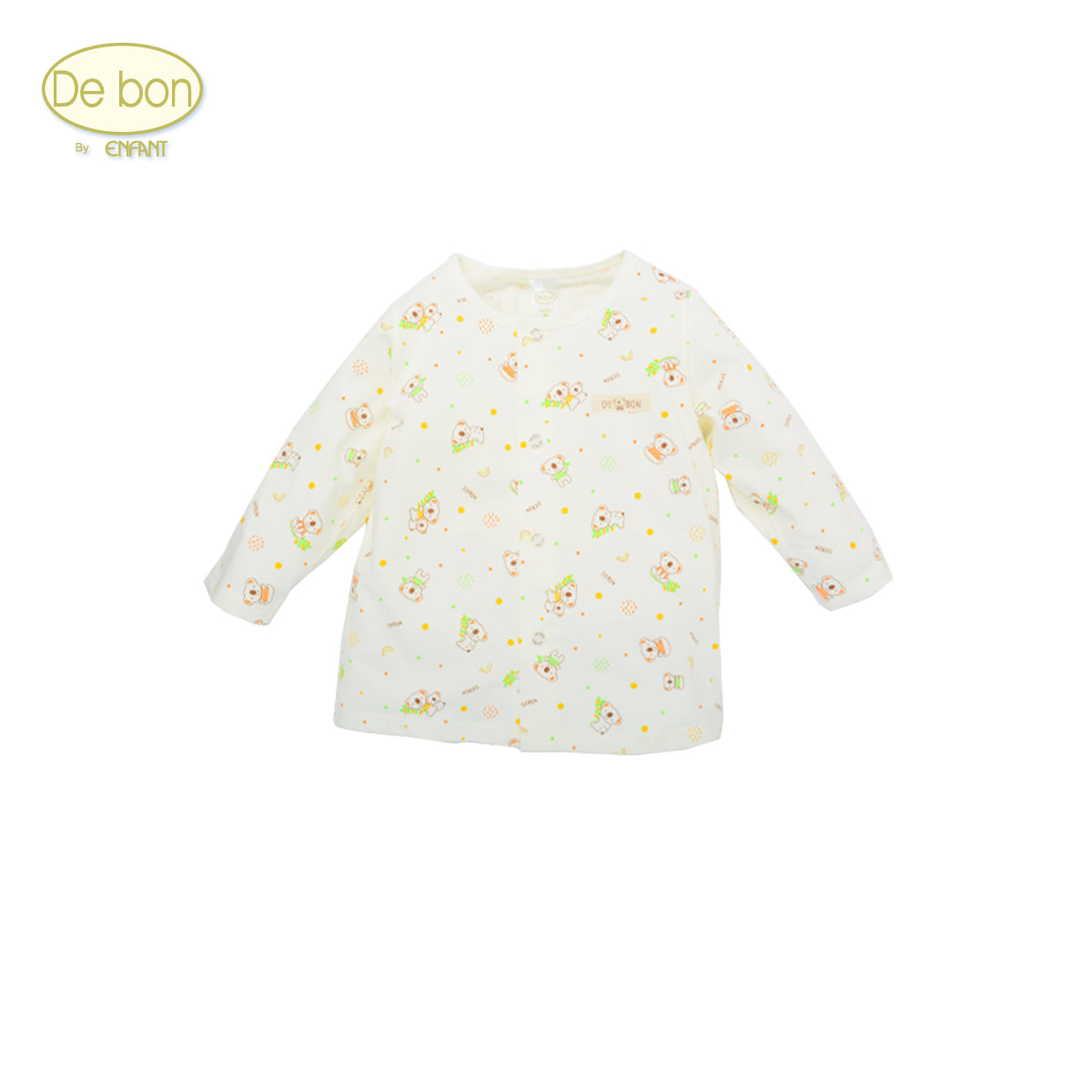 DE BON ชุดเสื้อกระดุมแขนยาว 6เดือน-4ขวบ โคอาล่า  รุ่นEJ1C59