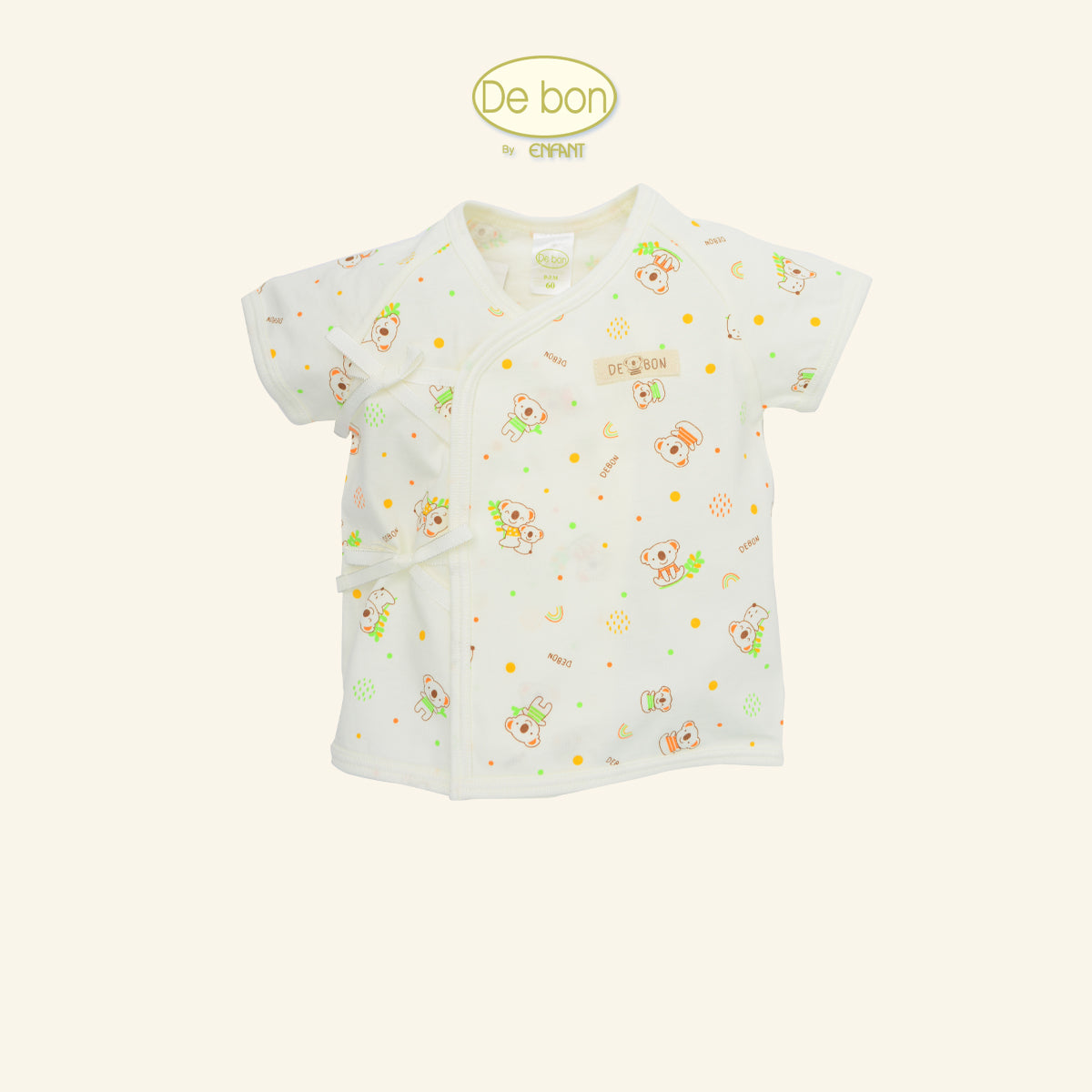 DE BON  เสื้อกระดุม/ผูกป้าย/กางเกงขาสั้น โคอาล่า แรกเกิด-2ขวบ
