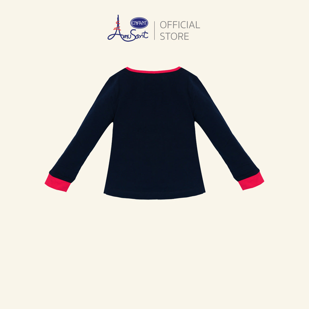 Amusant By Enfant เสื้อยืดแขนยาวเด็กหญิง สำหรับ 2 ขวบ- 14 ขวบ EK2H81