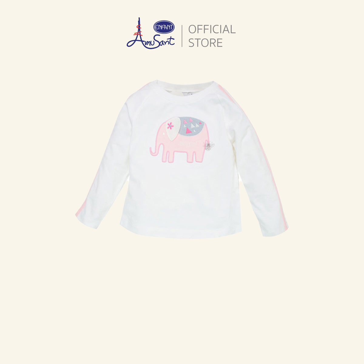 Amusant By Enfant เสื้อแขนยาว และกระโปรงผ้าเฟรนเทอรี่ (ขายแยกชิ้น)สำหรับ 2 -14 ปี EK2H82,EK6H81