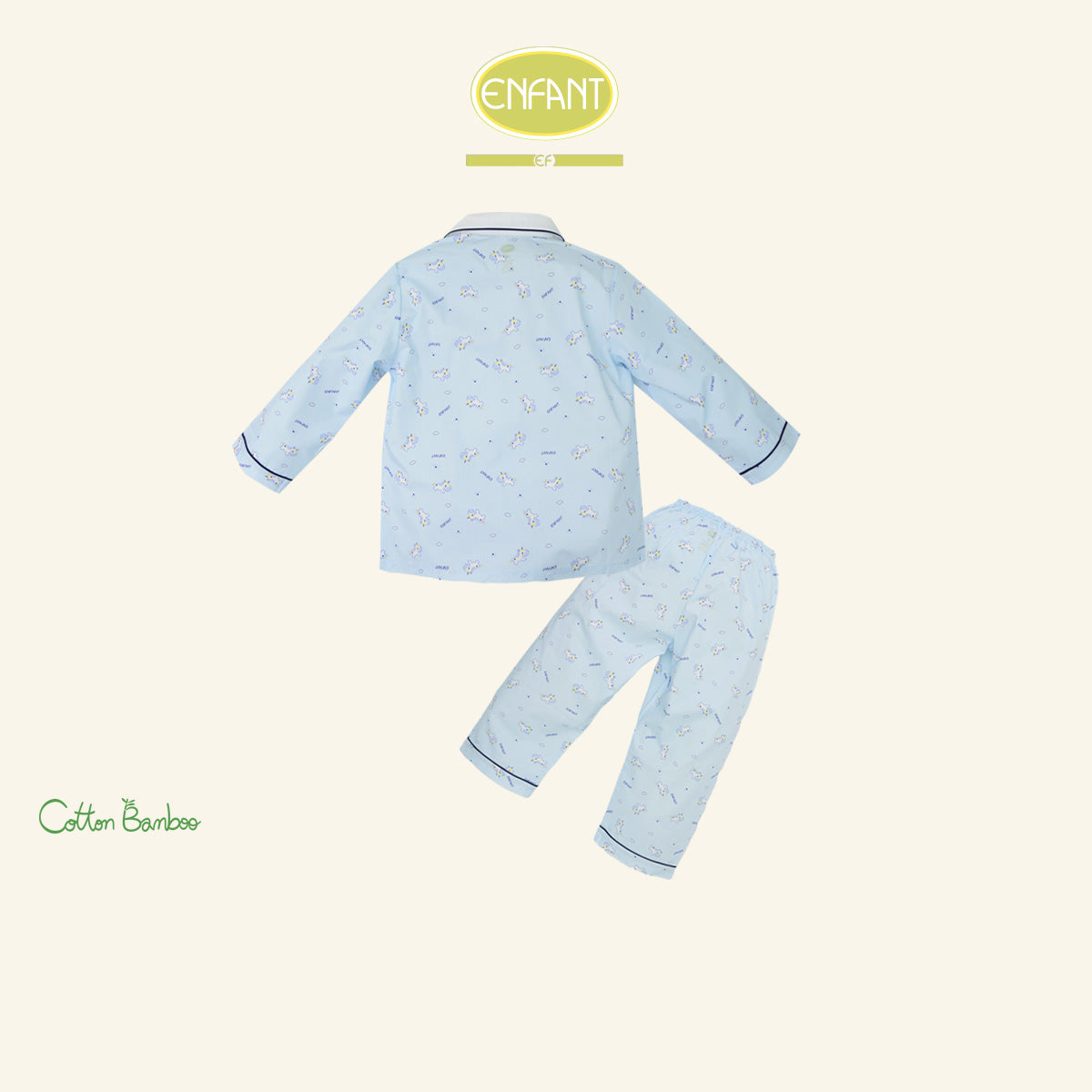Enfant Green ชุดนอนเด็กชาย แขนยาว+ขายาว ลายยูนิคอร์น 2-6 ปี EN1I44