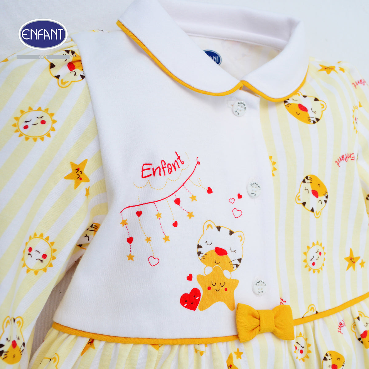 ENFANT – ENFANT – ชุดนอนเด็กผู้หญิงแขนยาว + ขายาว  EN1I57