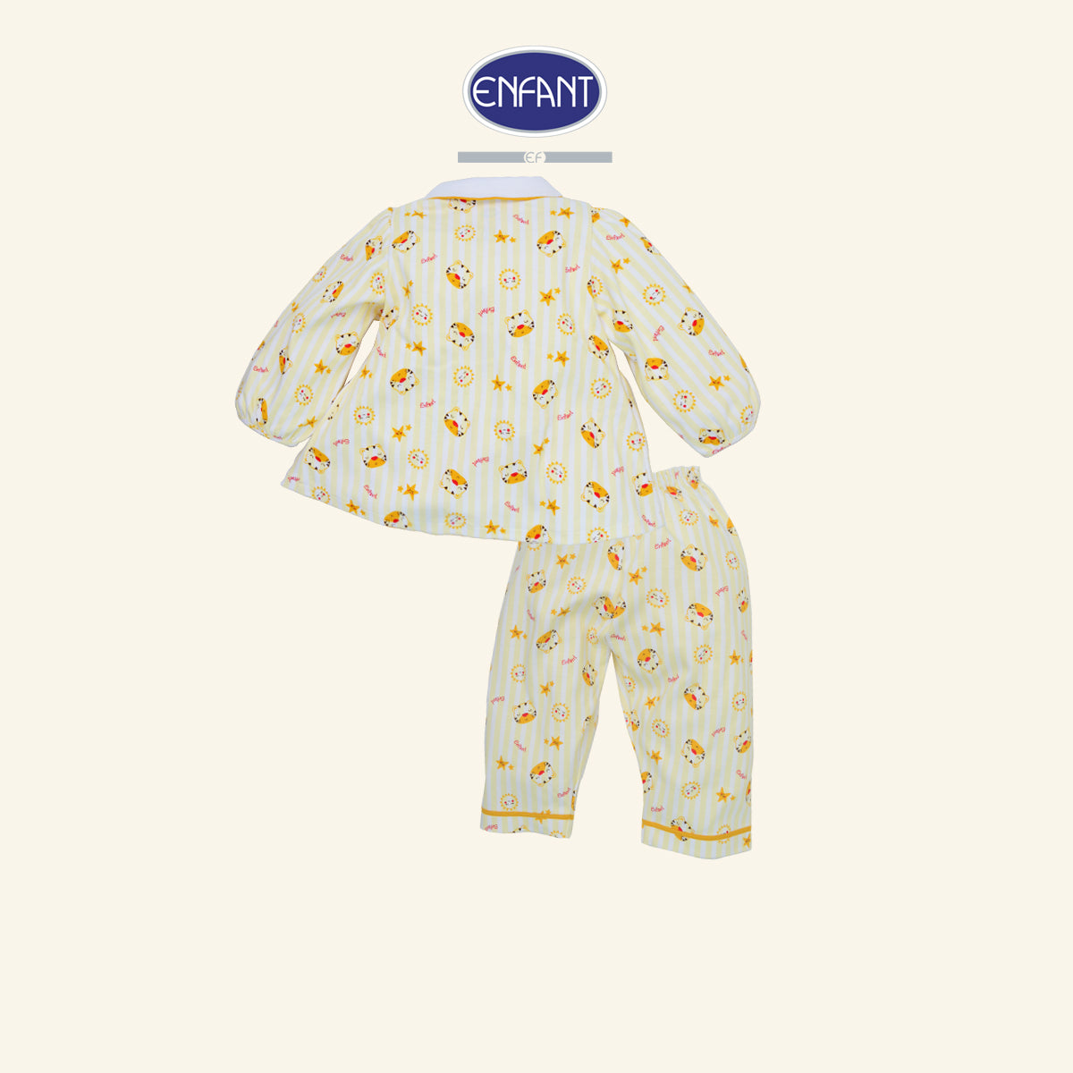 ENFANT – ENFANT – ชุดนอนเด็กผู้หญิงแขนยาว + ขายาว  EN1I57