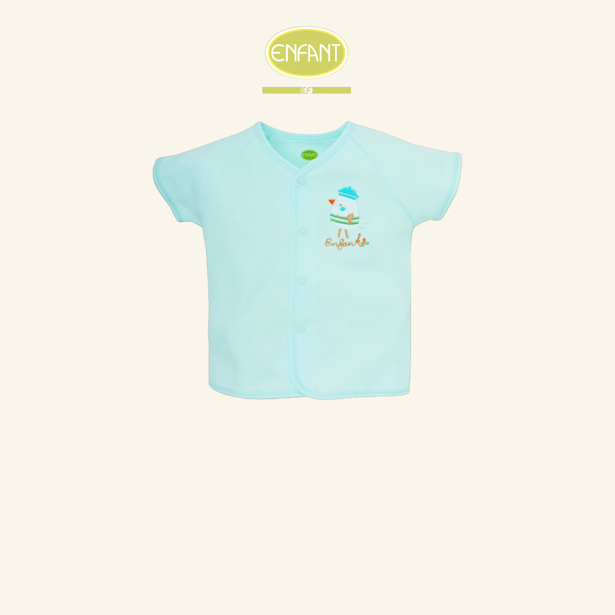 ENFANT ชุดกระดุมแขนสั้น 3เดือน-2ขวบ ฟ้า-ชมพู รุ่นER1R94