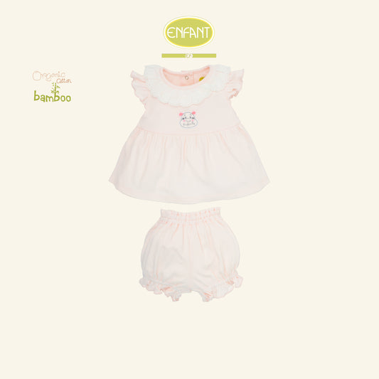 ENFANT ชุดเด็กอ่อน แขนกุดพร้อมกางเกงบลูมเมอร์ ER1S23