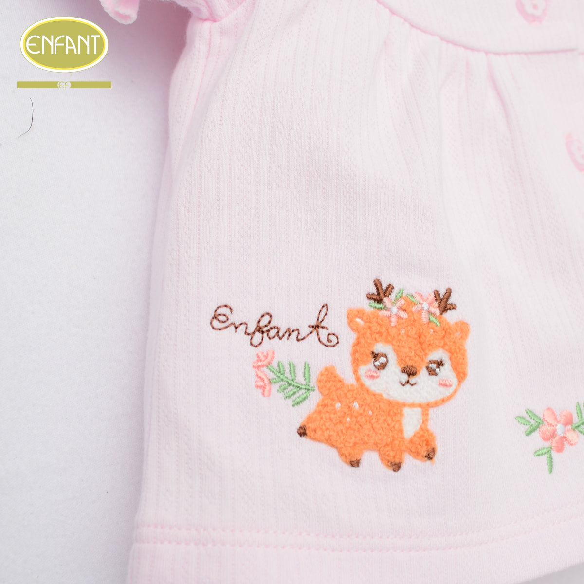 ENFANT ชุดแขนตุ๊กตา กวางน้อย  0-12เดือน ER1S43