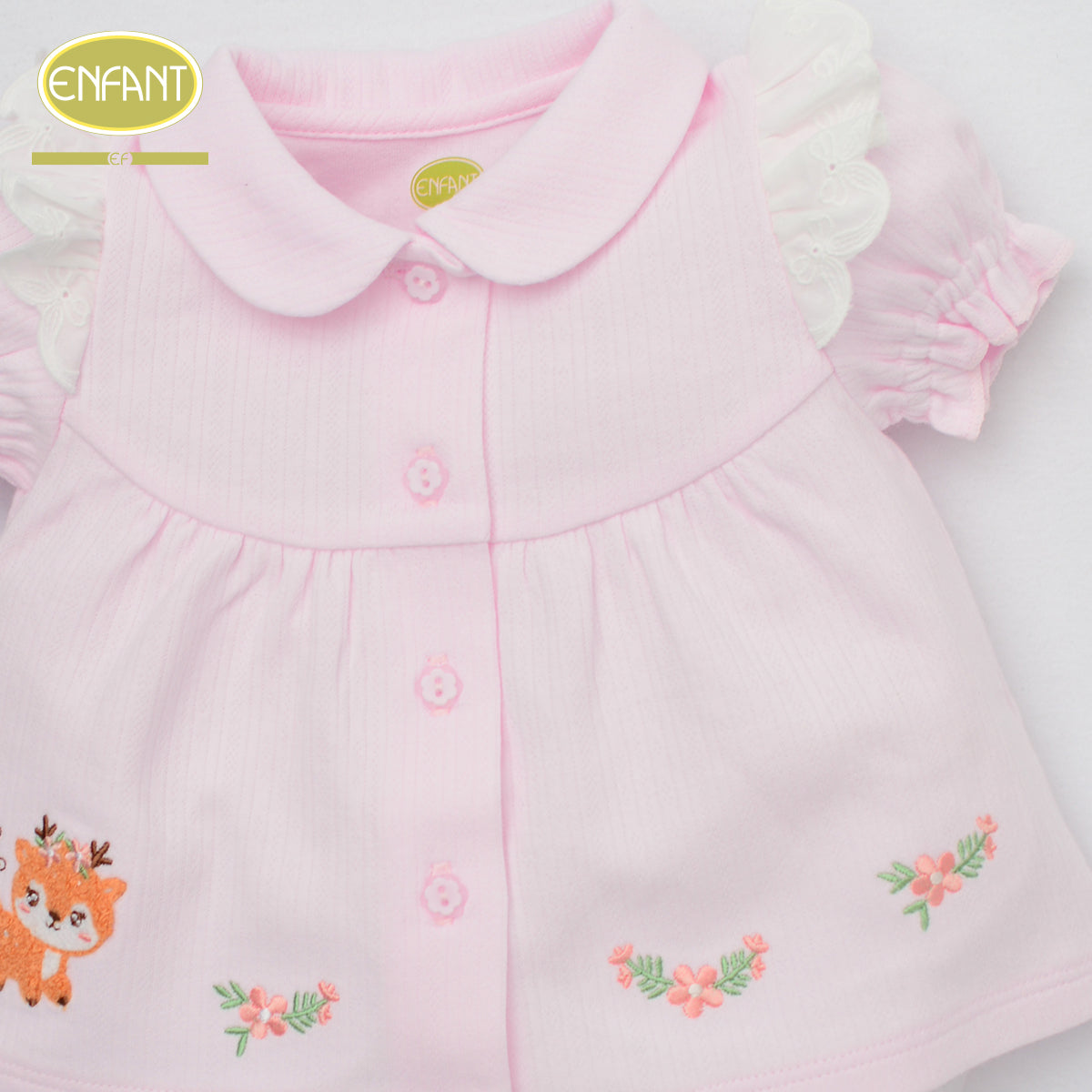 ENFANT ชุดแขนตุ๊กตา กวางน้อย  0-12เดือน ER1S43