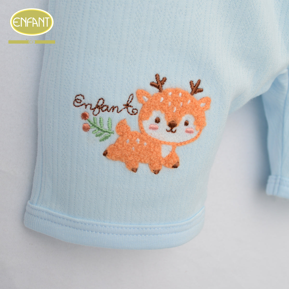 ENFANT ชุดSnapผูกข้าง 0-6เดือน กวางน้อย ER1S45