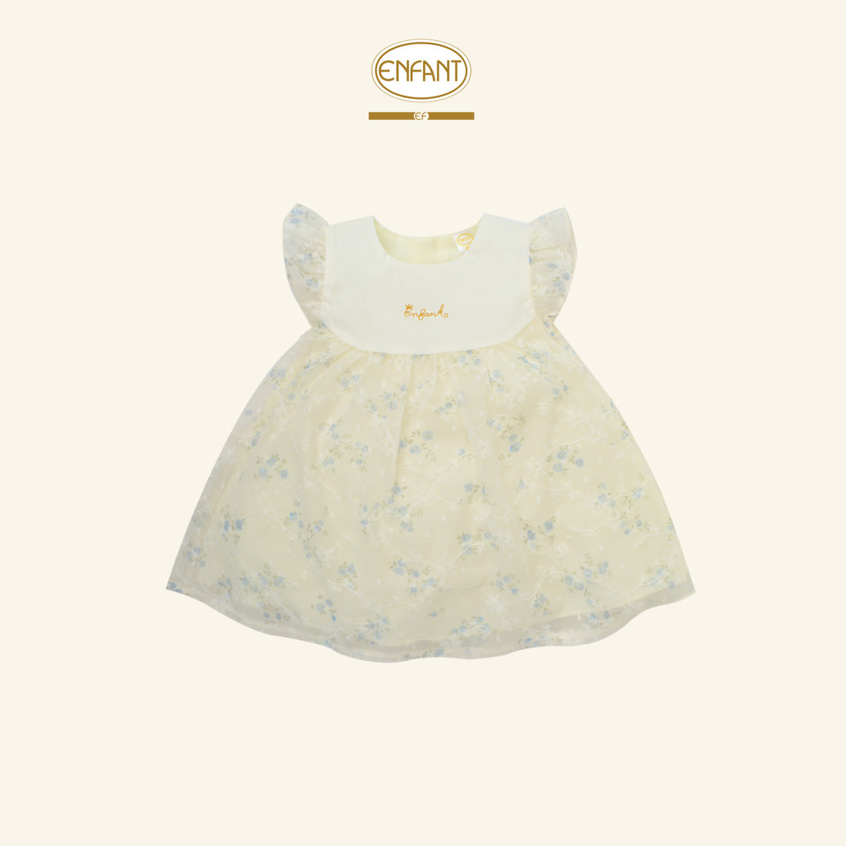 ENFANT เดรสสวยงาม ดอกไม้ 6-12เดือน EF4ER0