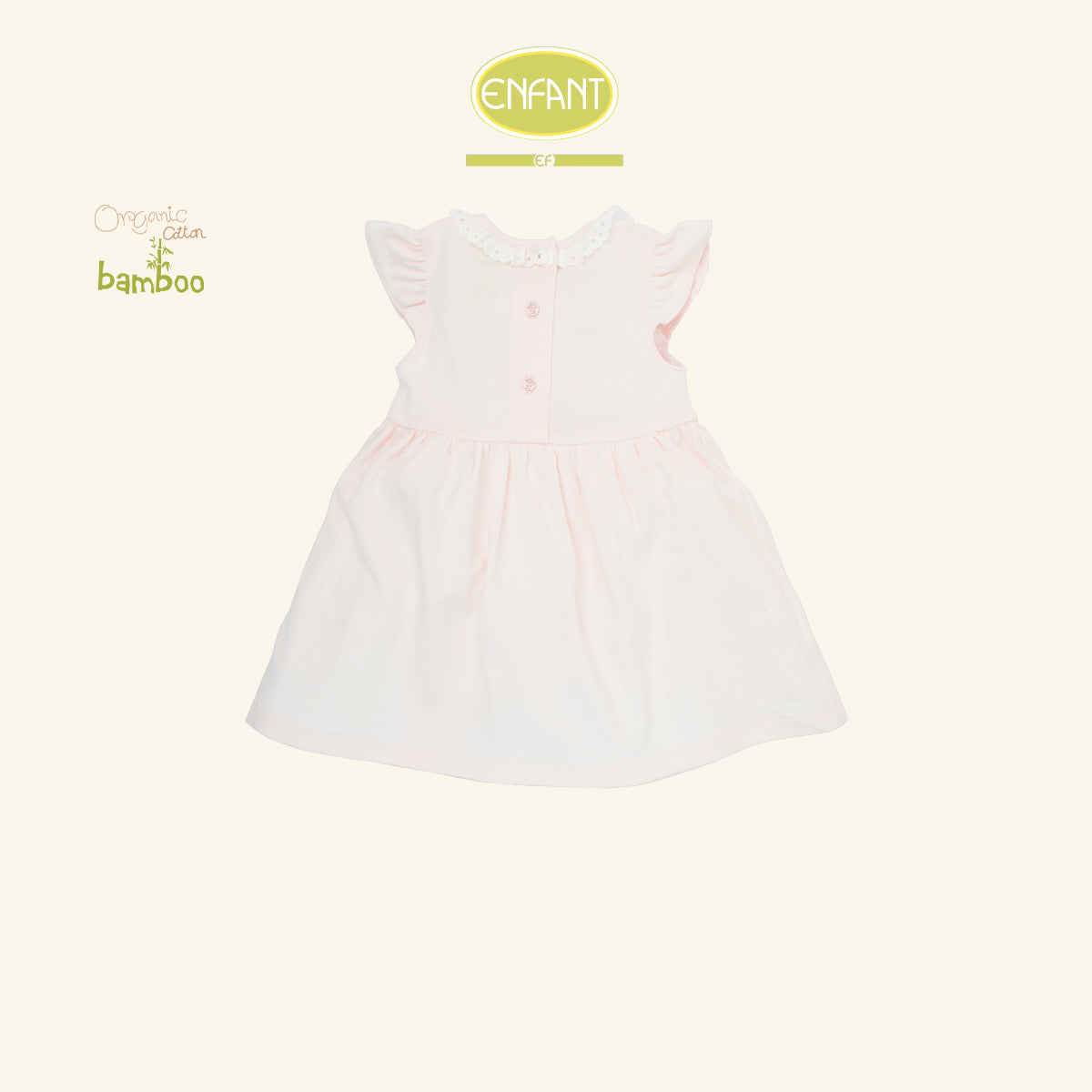 ENFANT ชุดเดรสเด็กอ่อน พร้อมที่คาดผม ER4S21