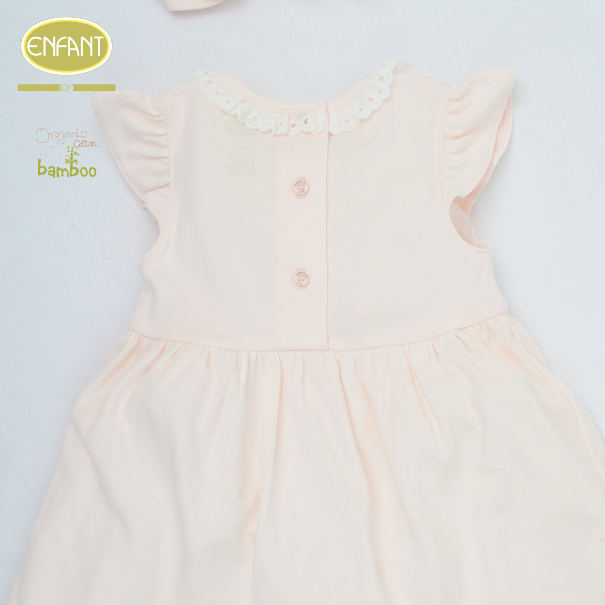 ENFANT ชุดเดรสเด็กอ่อน พร้อมที่คาดผม ER4S21