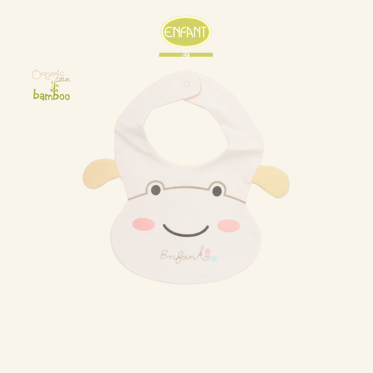 ENFANT ผ้ากันเปื้อนเด็กอ่อน ลายการ์ตูน ER5S20