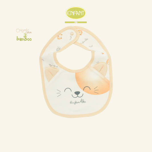 ENFANT GREEN ผ้ากันเปื้อน เด็กอ่อน แมวเหมียว ER5S30