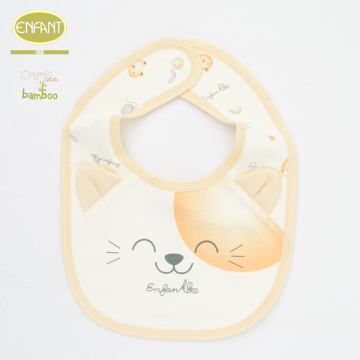 ENFANT GREEN ผ้ากันเปื้อน เด็กอ่อน แมวเหมียว ER5S30