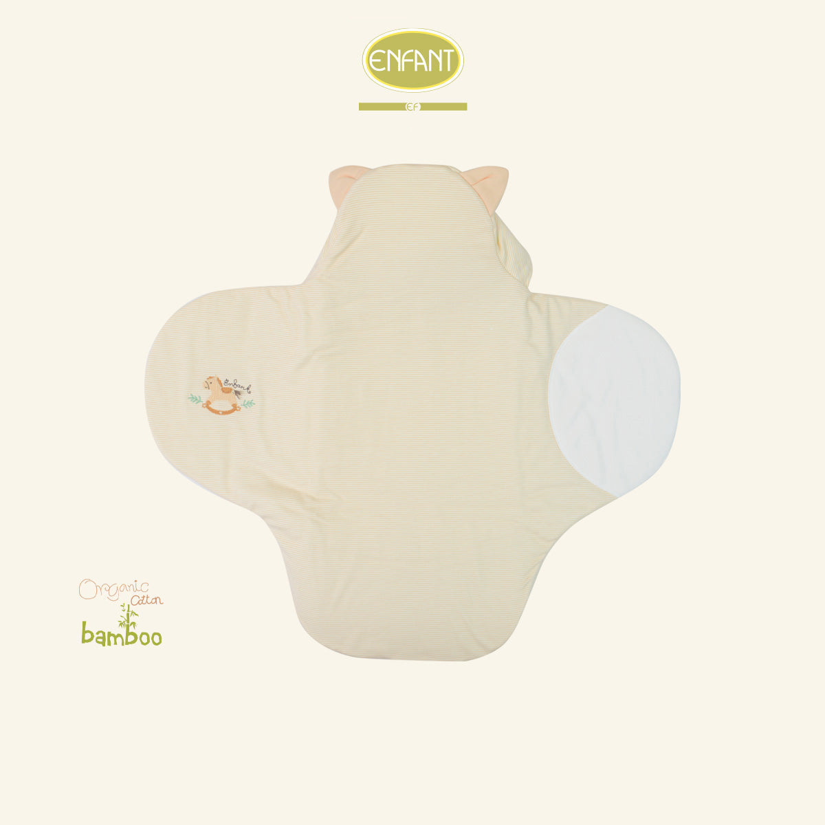 ENFANT GREEN ผ้าห่อตัวสำเร็จรูป สำหรับแรกเกิด  ER6S55