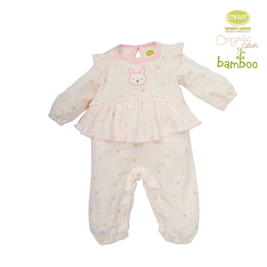 Enfant green Organic cotton Bambuชุดบอดี้สูทเด็กอ่อน ER8R76