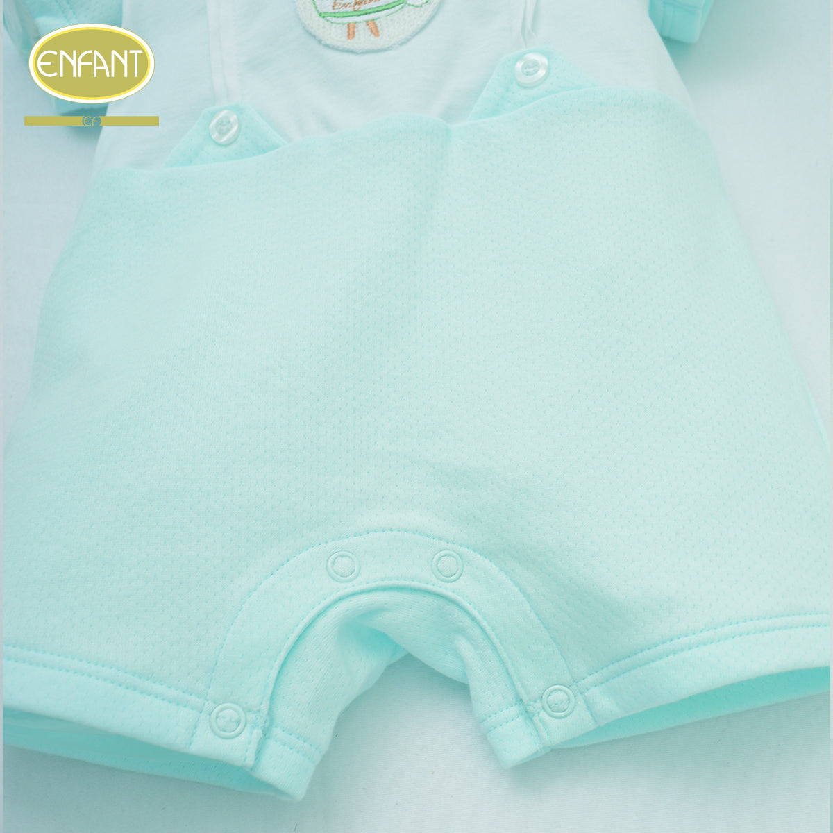 ENFANT ชุดบอดี้สูท แรกเกิด-1ขวบ ลายนกน้อย ฟ้า รุ่นER8R91