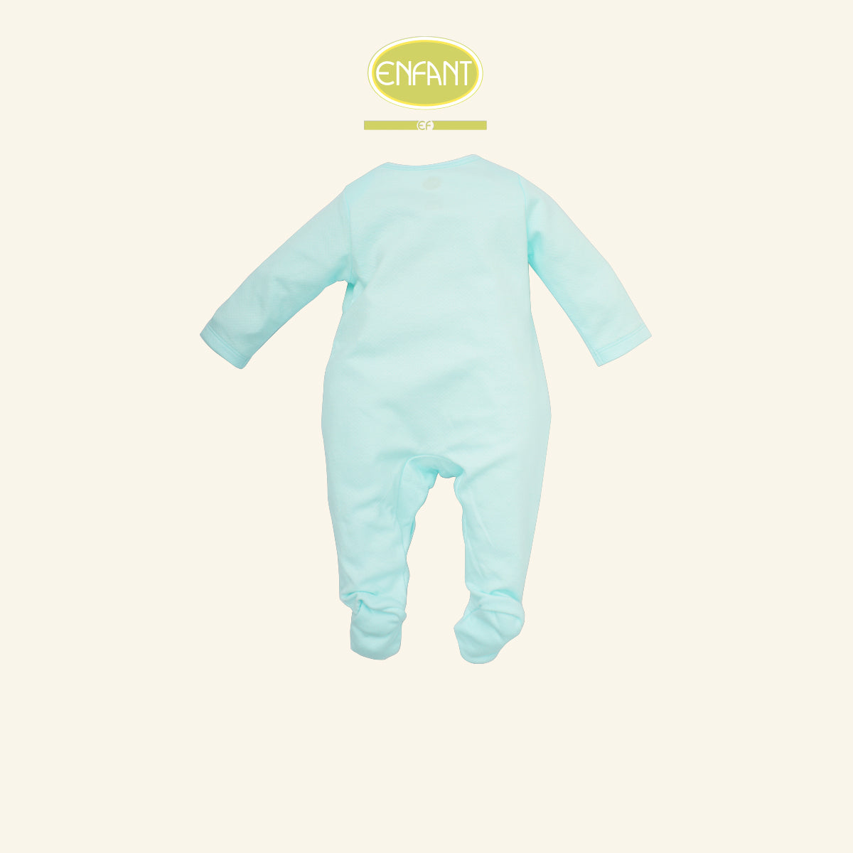 ENFANT ชุดลอมเปอร์คลุมเท้า แรกเกิด-6เดือน ฟ้าชมพู รุ่นER8R94