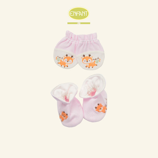 ENFANT ถุงมือ-ถุงเท้า ฟรีไซซ์ กวางน้อย ER9S40