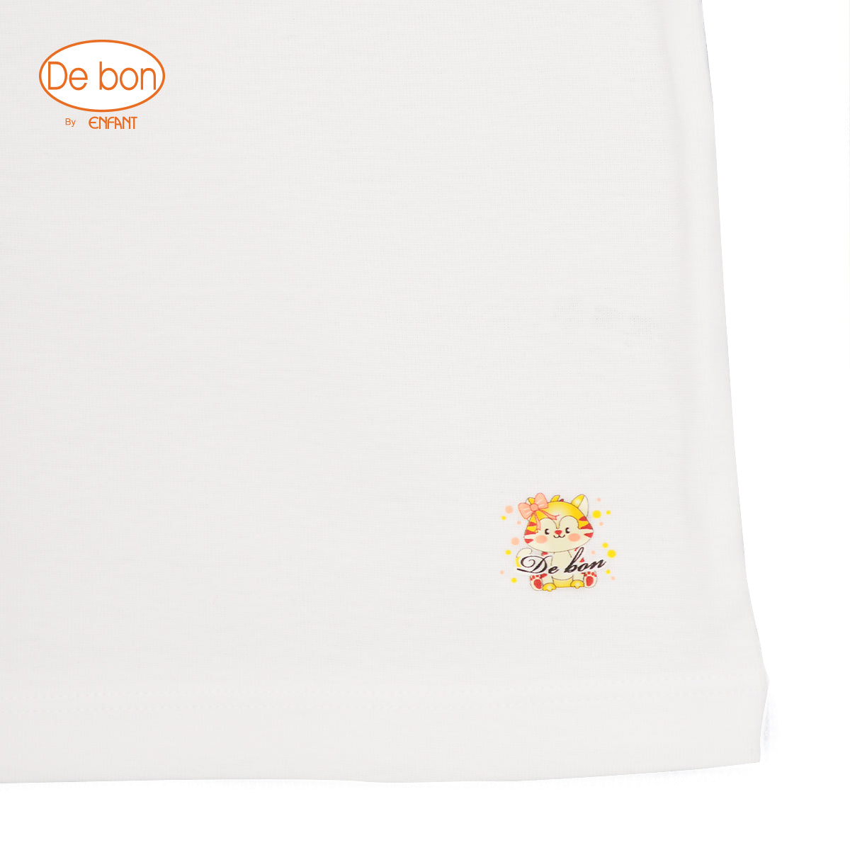 DE BON   เสื้อกล้ามหญิง 1 แพ็ค2ตัว ลายผลไม้-แมว  2-10ขวบ รุ่นEV2R20