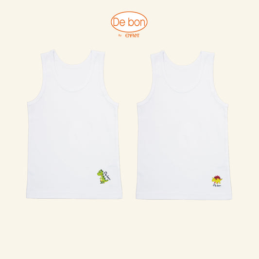 De bon เสื้อกล้าม & บ็อกเซอร์เด็ก (ขายแยกช้ิ้น) สำหรับเด็ก 1 ปี - 10 ปี EV2S30, EV3S60