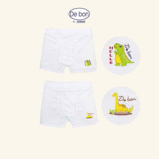 de bon by Enfant กางเกงบอกเซอร์เด็กชาย แพ็ค 2 ตัว EV3R60+EV3R61