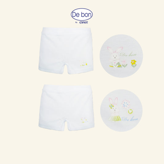 de bon by Enfant กางเกงบ๊อกเซอร์เด็กหญิง แพ็ค 2 ตัว EV3R70
