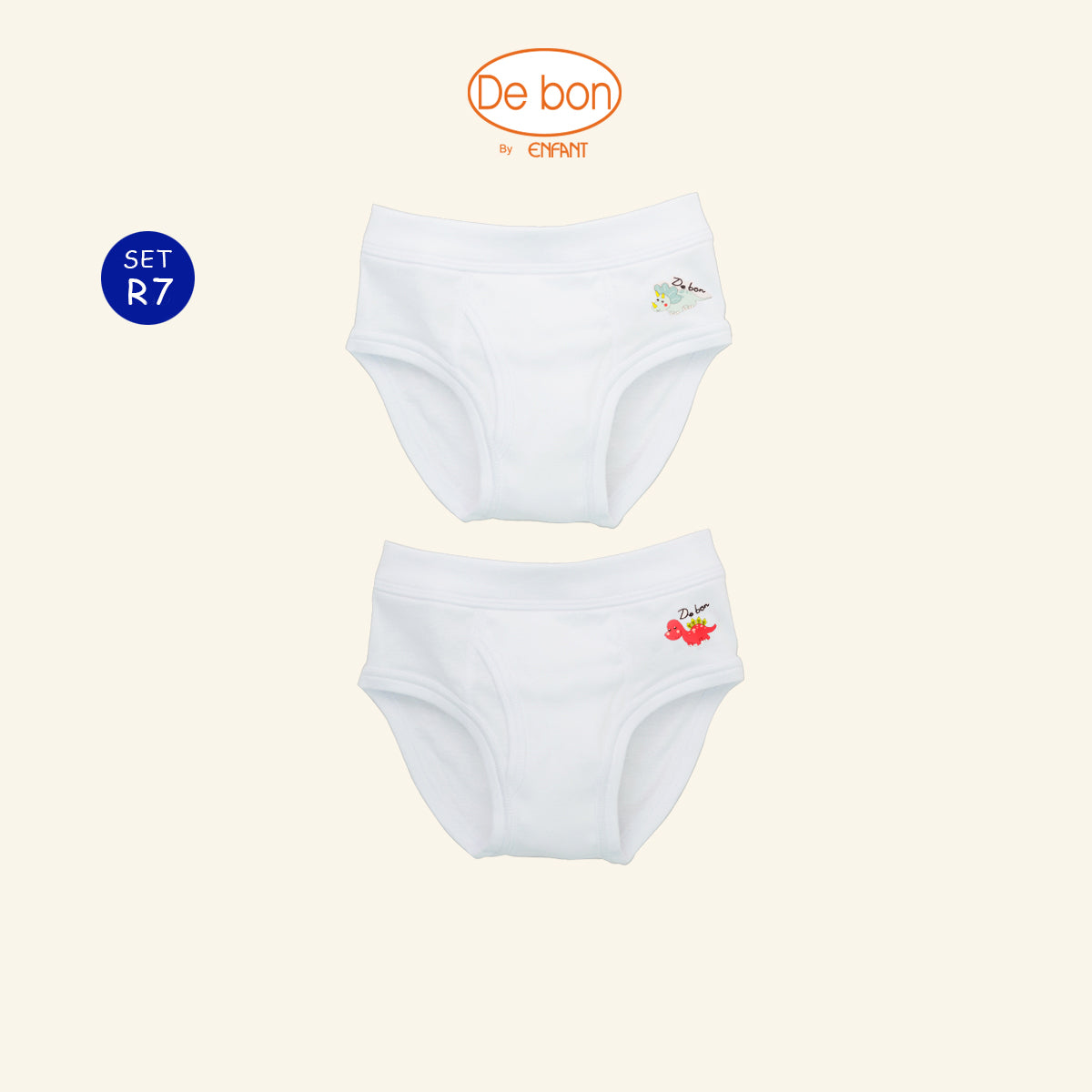 Debon กางเกงในเด็กผู้ชาย แพ็ค 2 ตัว EV3R37,EV3R38