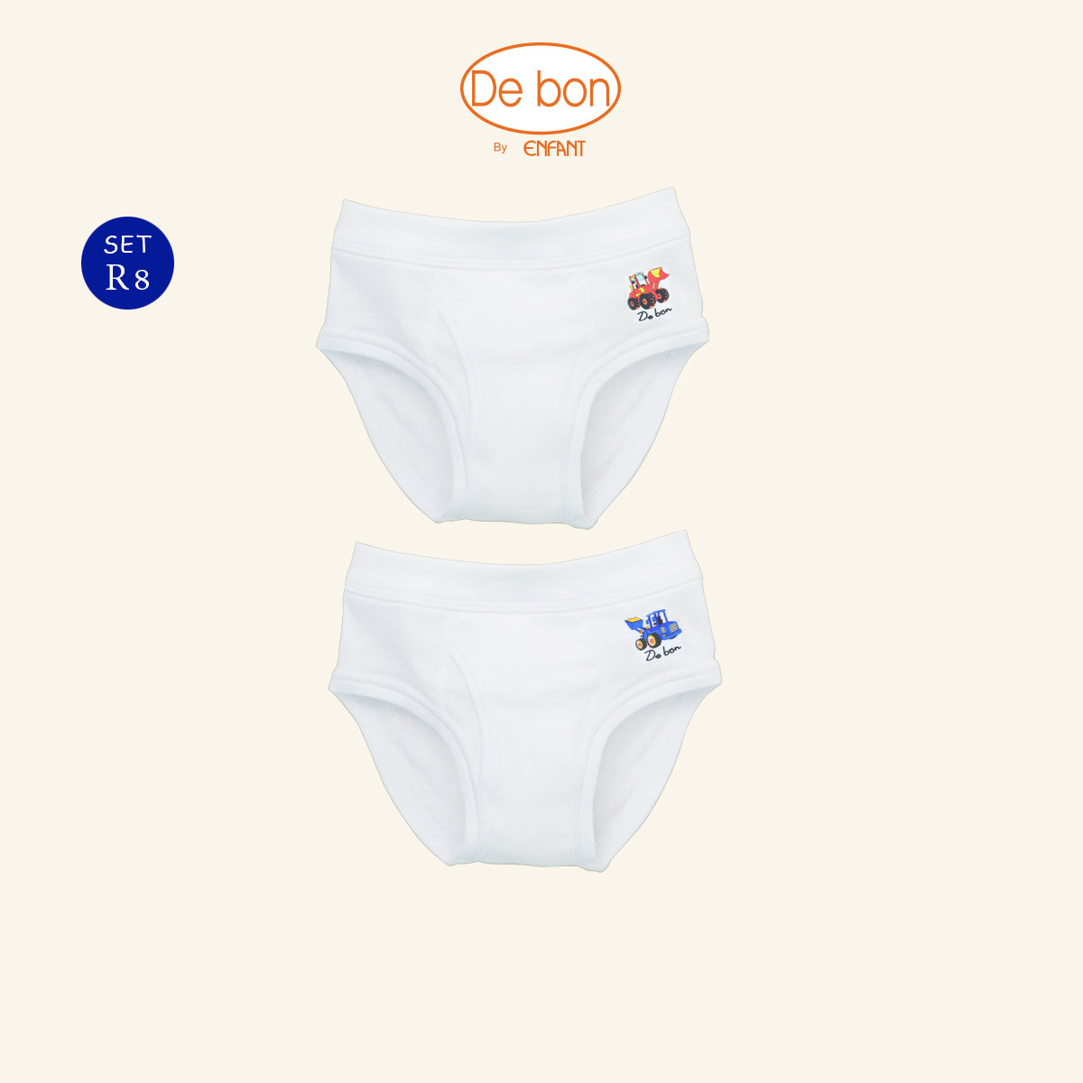 Debon กางเกงในเด็กผู้ชาย แพ็ค 2 ตัว EV3R37,EV3R38