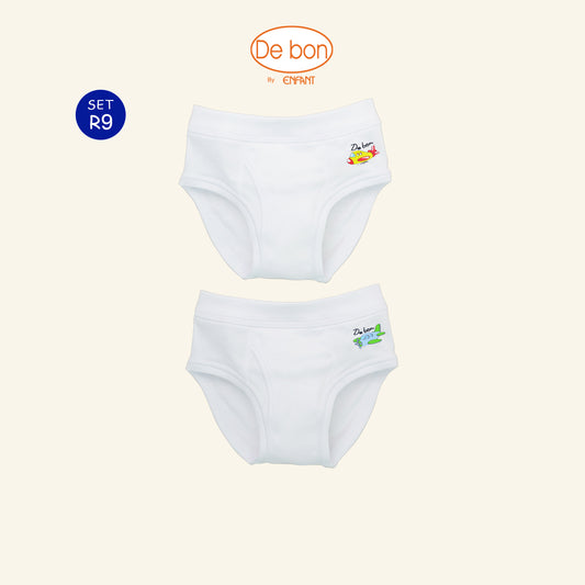 DE BON  กางเกงในเปิดเป้า แพ็คคู่ 2-10ปี  EV3R36, EV3R39