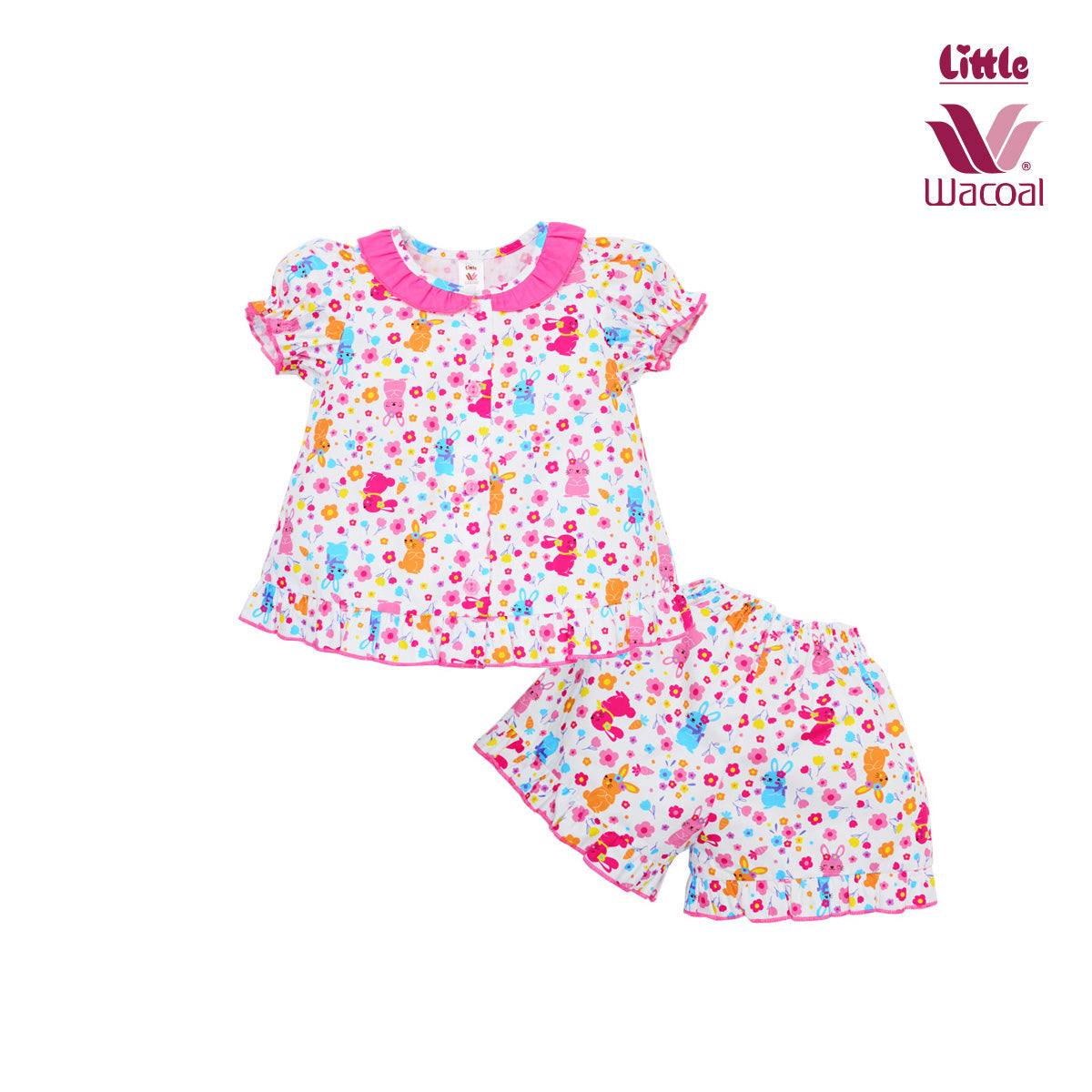 Little Wacoal ชุดเสื้อ-กางเกง สำหรับเด็กโต6เดือน-8ขวบ LB1BC0