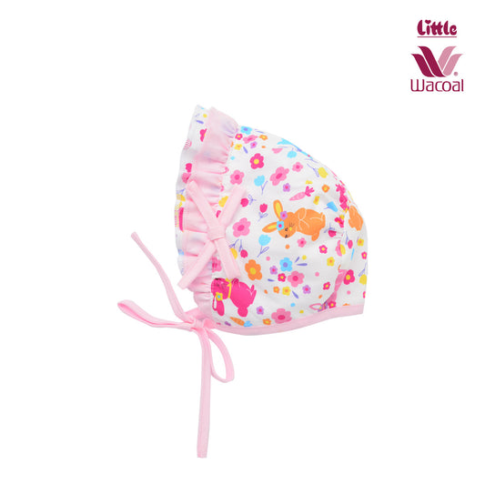 Little Wacoal หมวกทรงบอนเน็ตสำหรับเด็กแรกเกิด-6เดือน