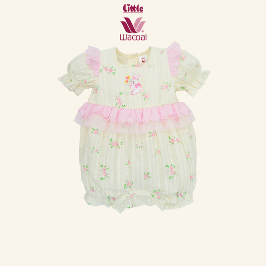 LITTLE WACOAL ชุดบอดี้สูท หญิง 3เดือน-2ปี ชมพู LB8BF0