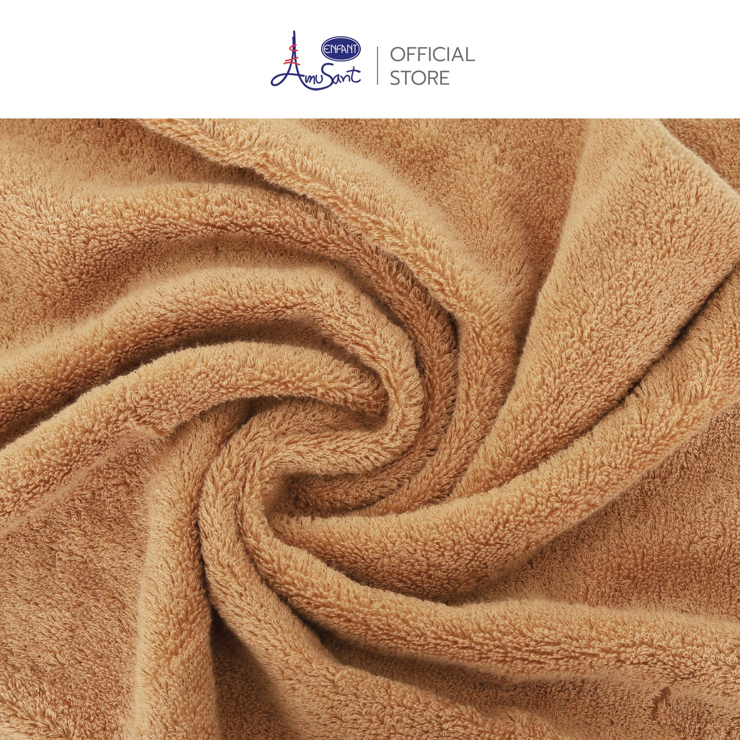 AMUSANT ผ้าเช็ดตัว ผ้าขนหนูคอนตอน 100% SUPER SOFT COTTON AA1512/AA1513