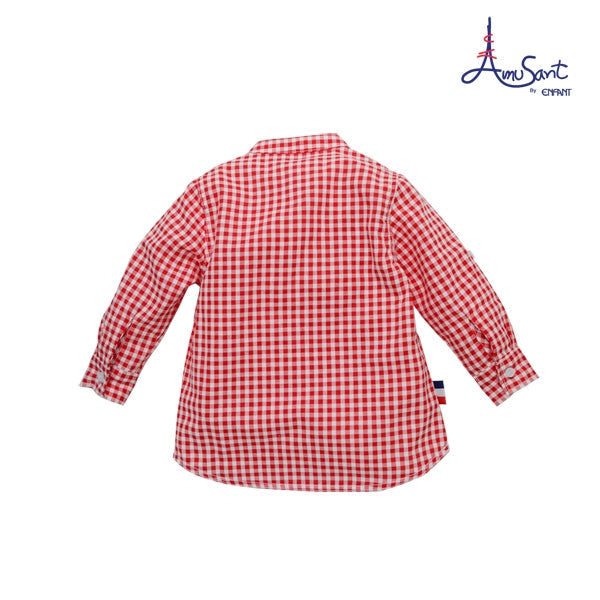 Amusant By Enfant  เสื้อเชิ้ตคอจีนเด็กผู้ชาย