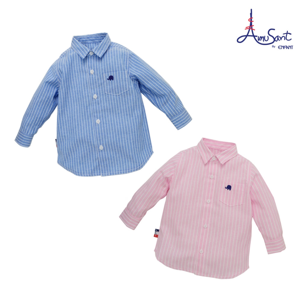 Amusant by Enfant  เสื้อเชิ้ตลายริ้ว